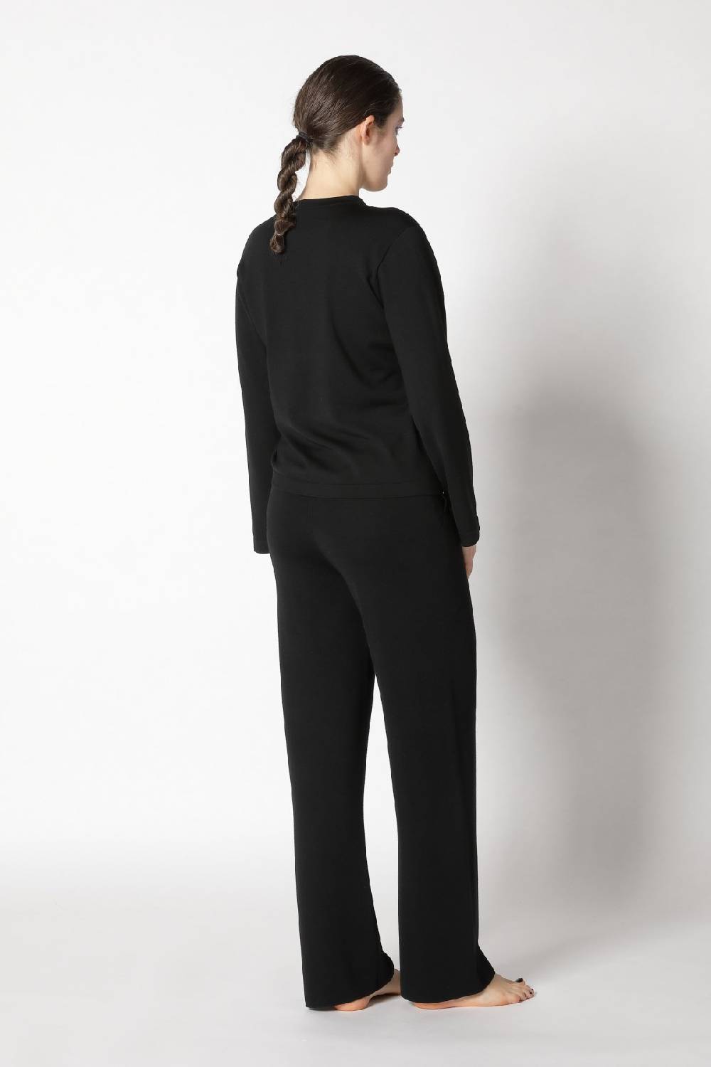 Sminfinity Stretchy Crewneck + Milano Palazzo Pants