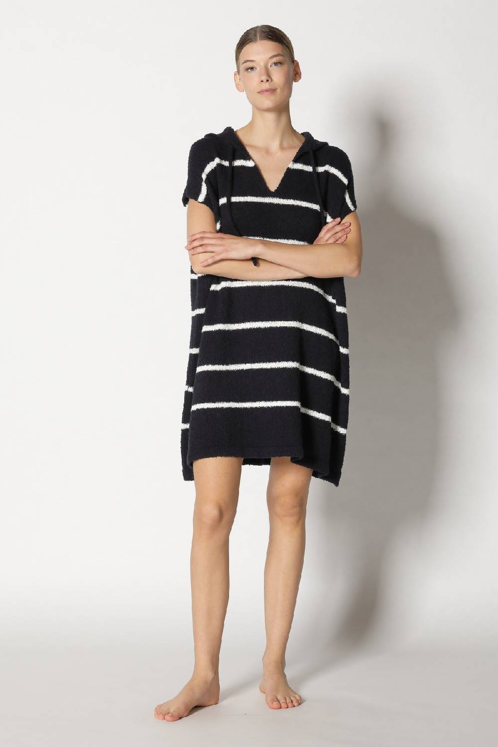 Sminfinity Terry Tropic Stripe Tunic Hoody