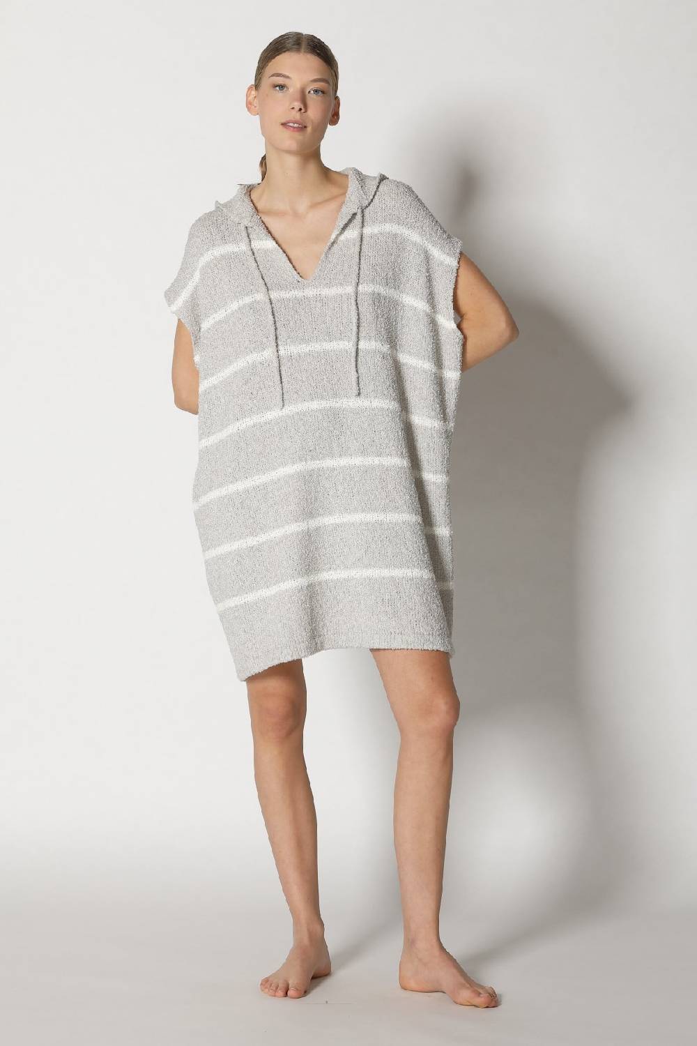 Sminfinity Terry Tropic Stripe Tunic Hoody