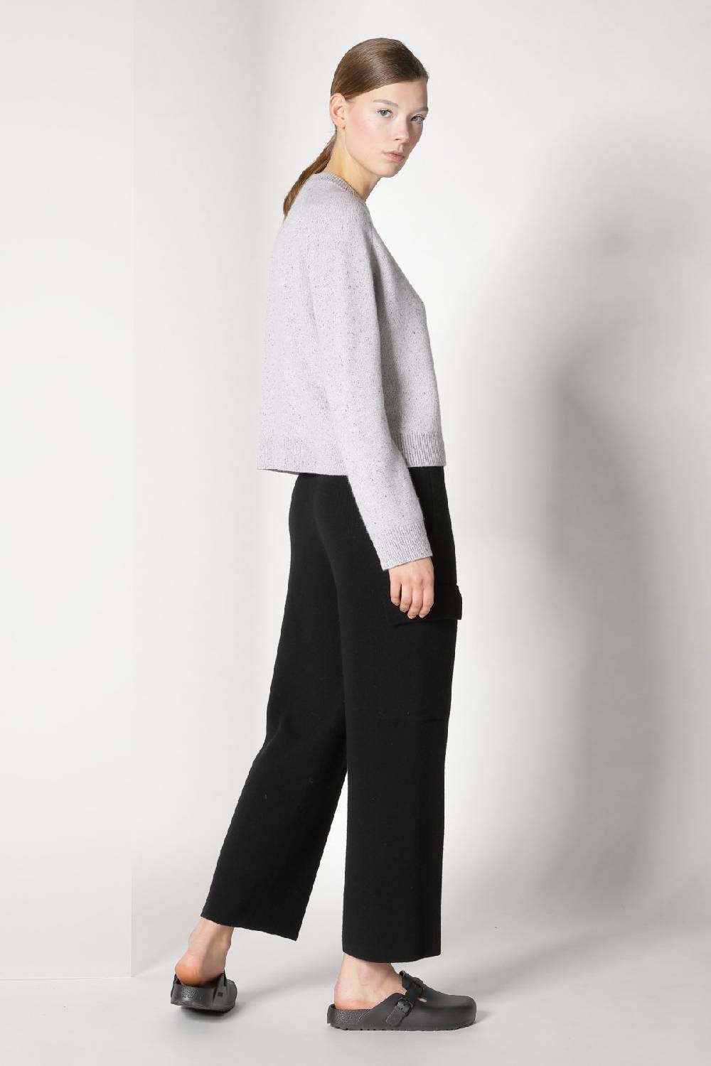 Sminfinity Tweed Crew Jumper + Chilly Cargo Pants