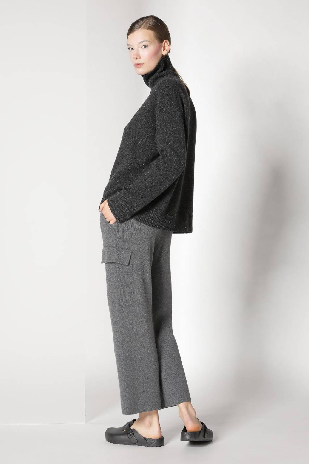 Sminfinity Tweed Turtle Jumper + Chilly Cargo Pants