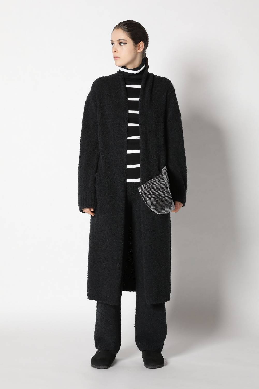Sminfinity Teddy Coat + Silky Stripe Turtle + Teddy Lounge Pants