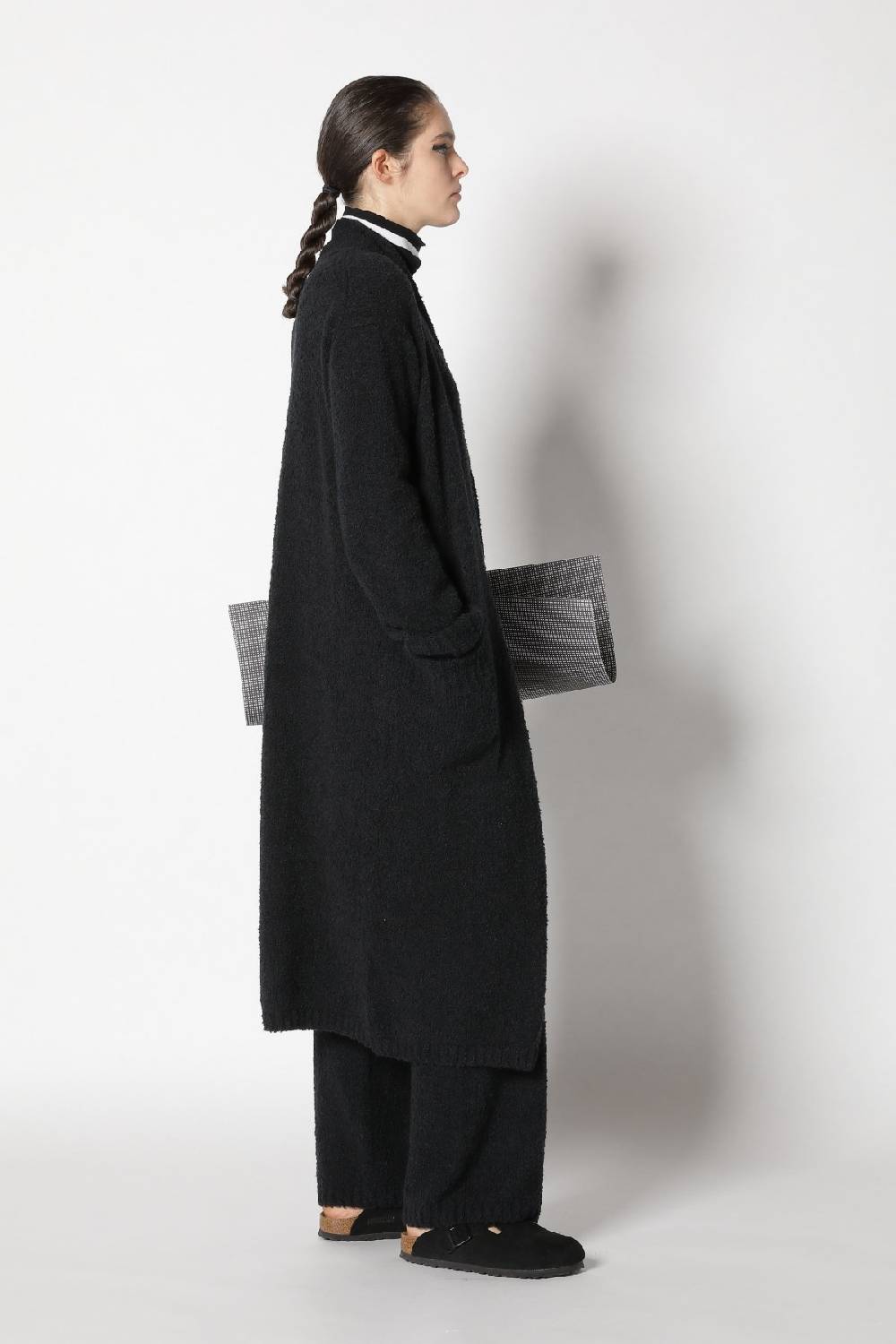 Sminfinity teddy coat + silky stripe turtle + teddy lounge pants Sminfinity teddy coat + silky stripe turtle + teddy lounge pants