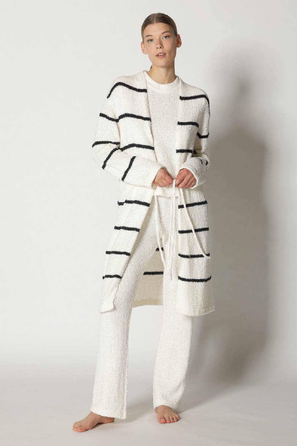 Sminfinity terry tropic stripe coat + terry tropic top + terry tropic pants