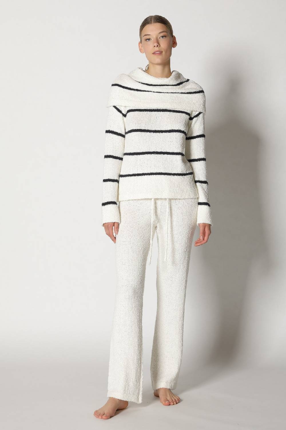 Sminfinity Terry Tropic Stripe Drape Jumper + Terry Tropic Pants