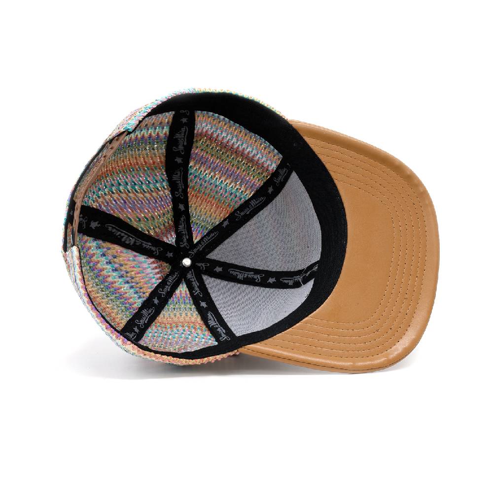 Smith & Miller Bast Flat Unisex Snapback Cap, Multicolor - Brown