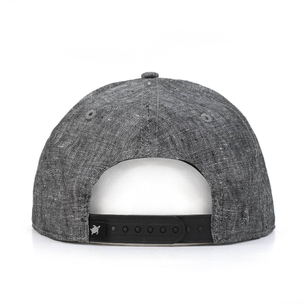 Smith & Miller Delano Unisex Snapback Cap, Heather Anthracite
