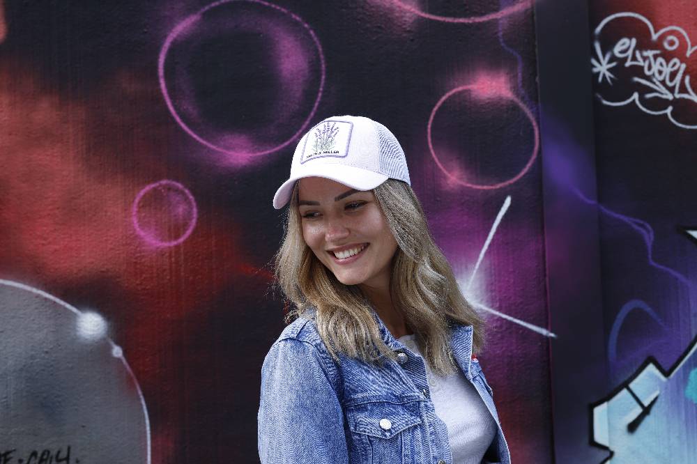 Smith & Miller Herbal Women Trucker Cap, Lt.pink-white