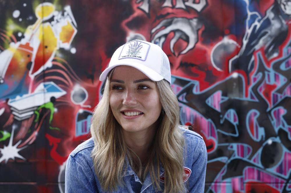 Smith & Miller Herbal Women Trucker Cap, Lt.pink-white