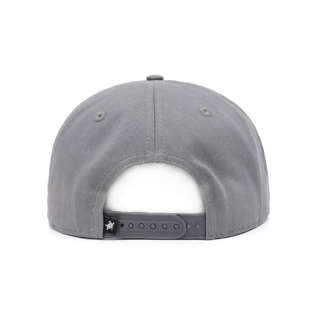 Smith & Miller Lambert Unisex Flat Snapback Cap, Charcoal