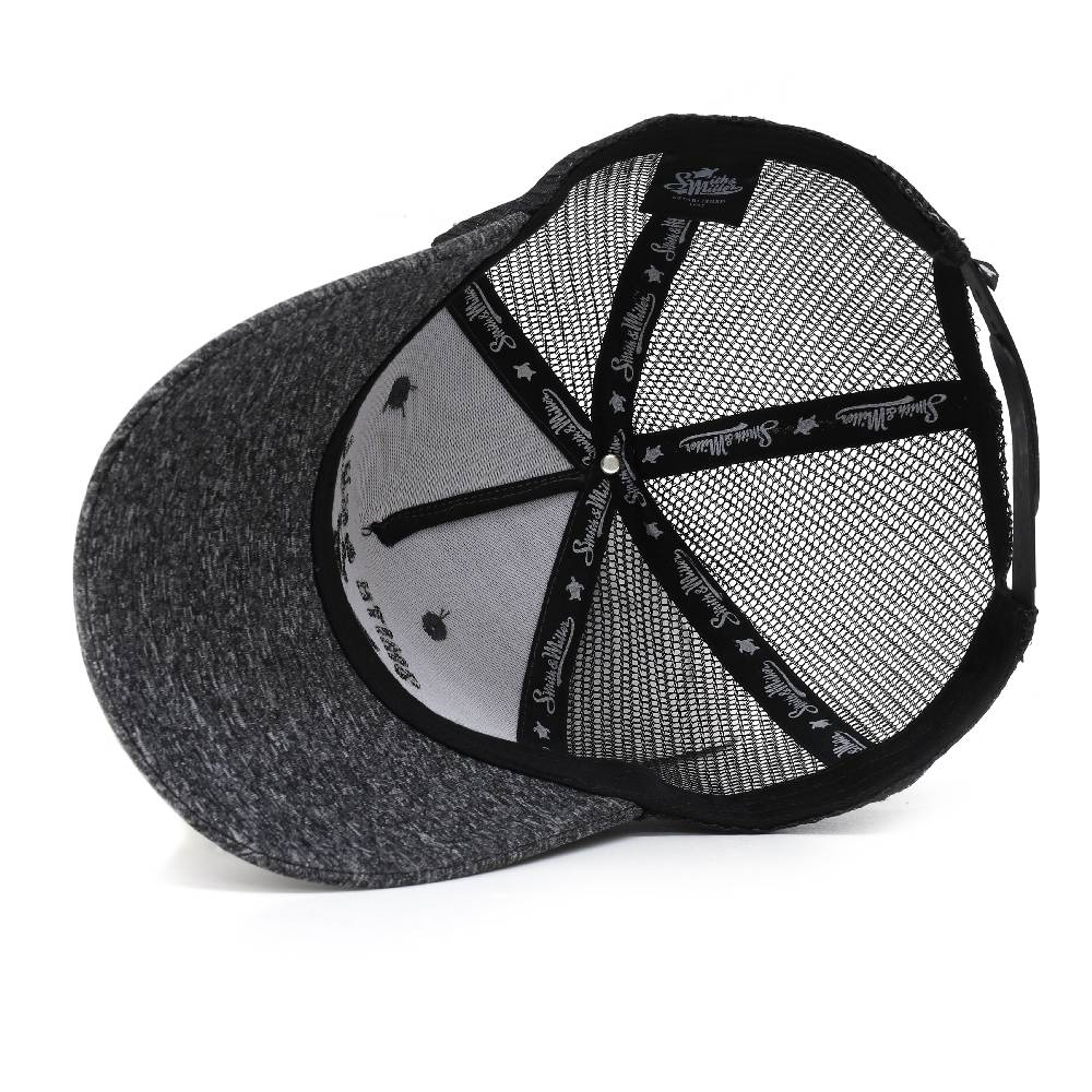 Smith & Miller Pico Rivera Unisex Trucker Cap, Heather Anthracite