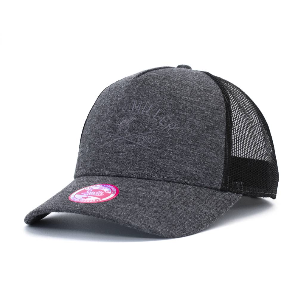 Smith & Miller Pico Rivera Women Trucker Cap, heather black