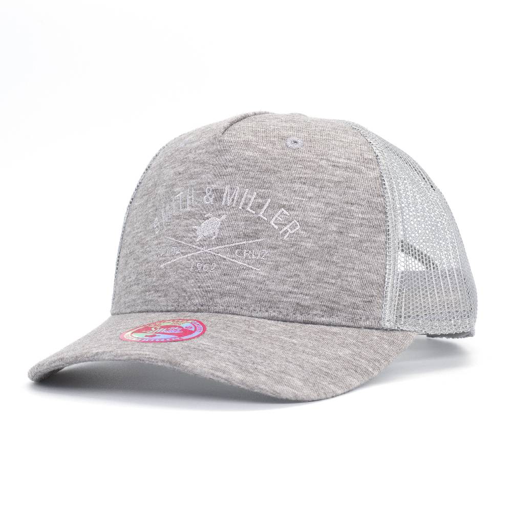 Smith & Miller Pico Rivera Women Trucker Cap, heather grey