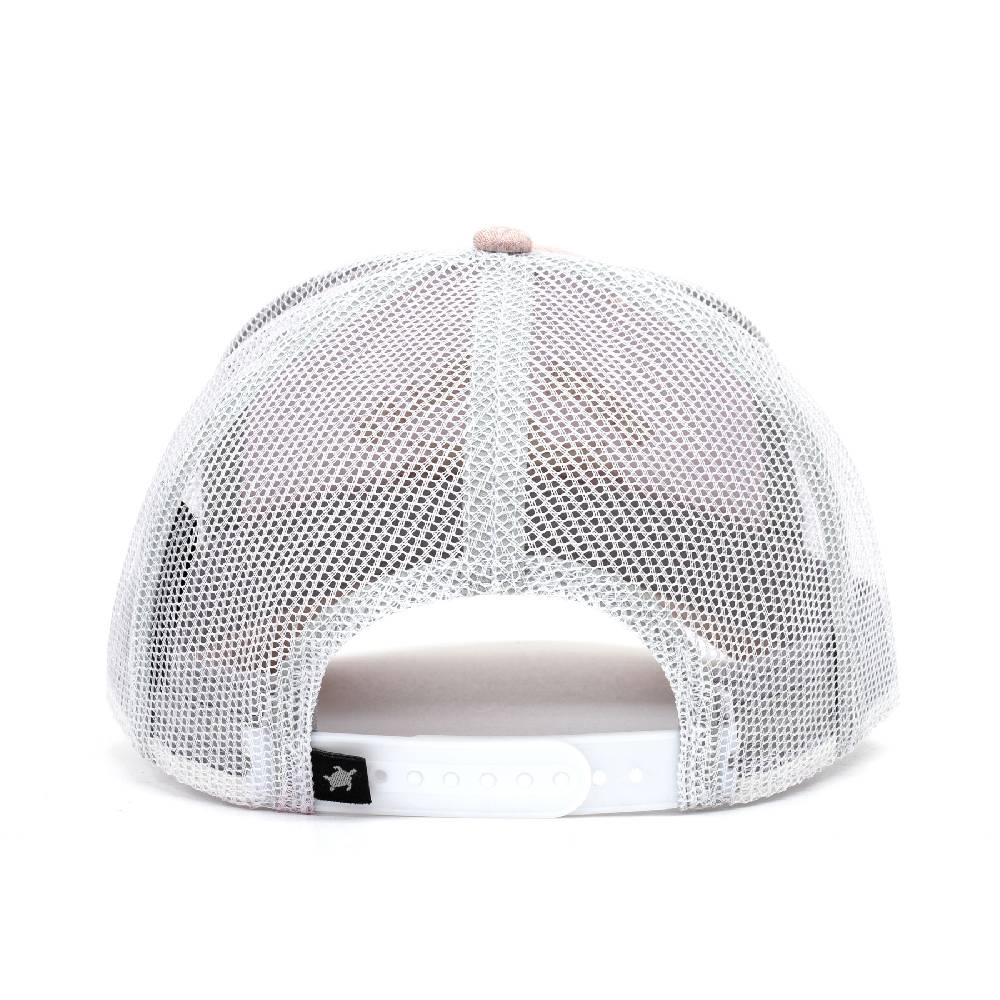 Smith & Miller Pico Rivera Women Trucker Cap, Heather Lt.pink - White