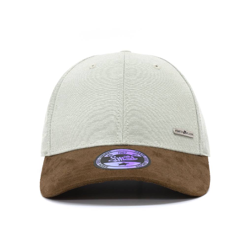 Smith & Miller Aledo Cap, Natural - Dk. Brown