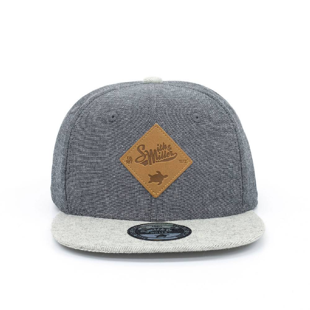 Smith & Miller Autumn Glory Unisex Snapback Cap, Grey