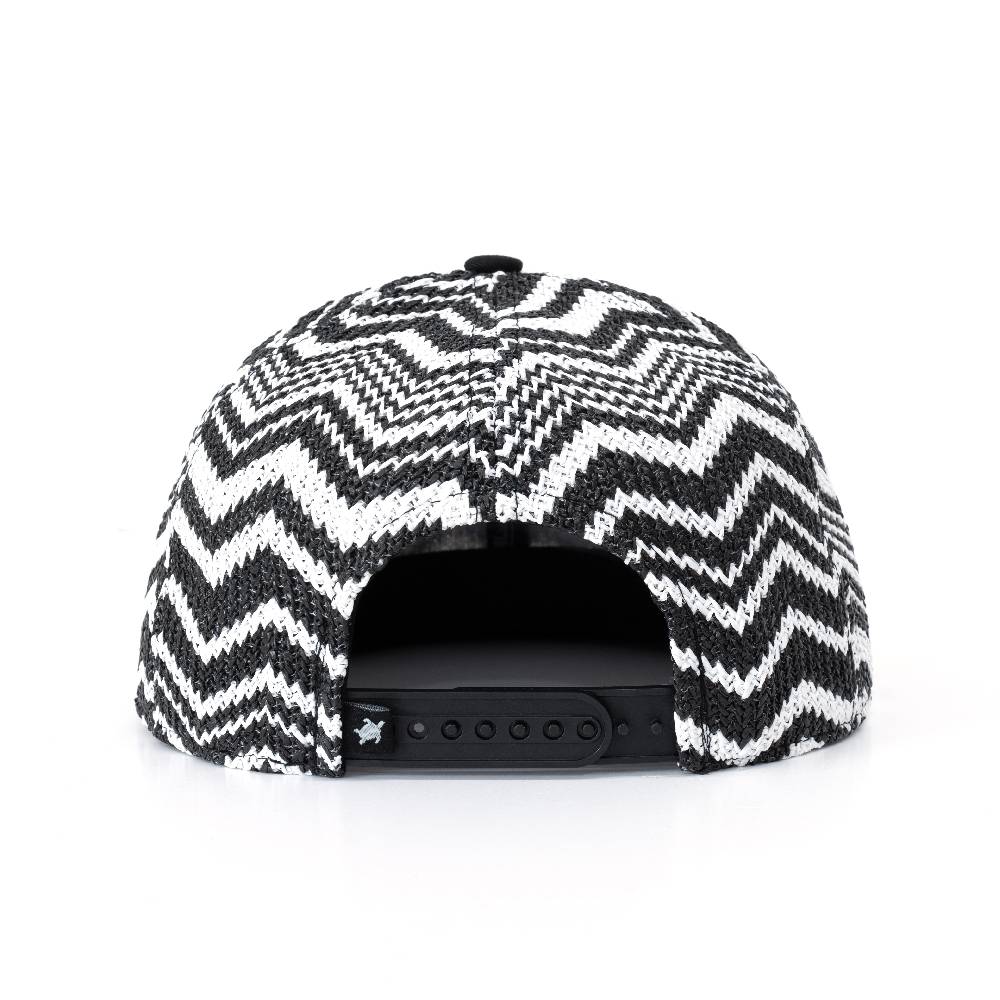 Smith & Miller Bast Flat Unisex Snapback Cap, Black