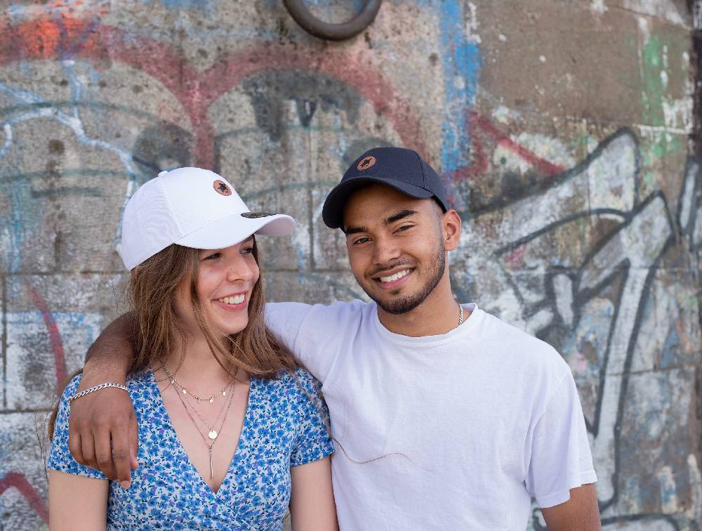 Smith & Miller Bend Unisex Curved Cap, Stone