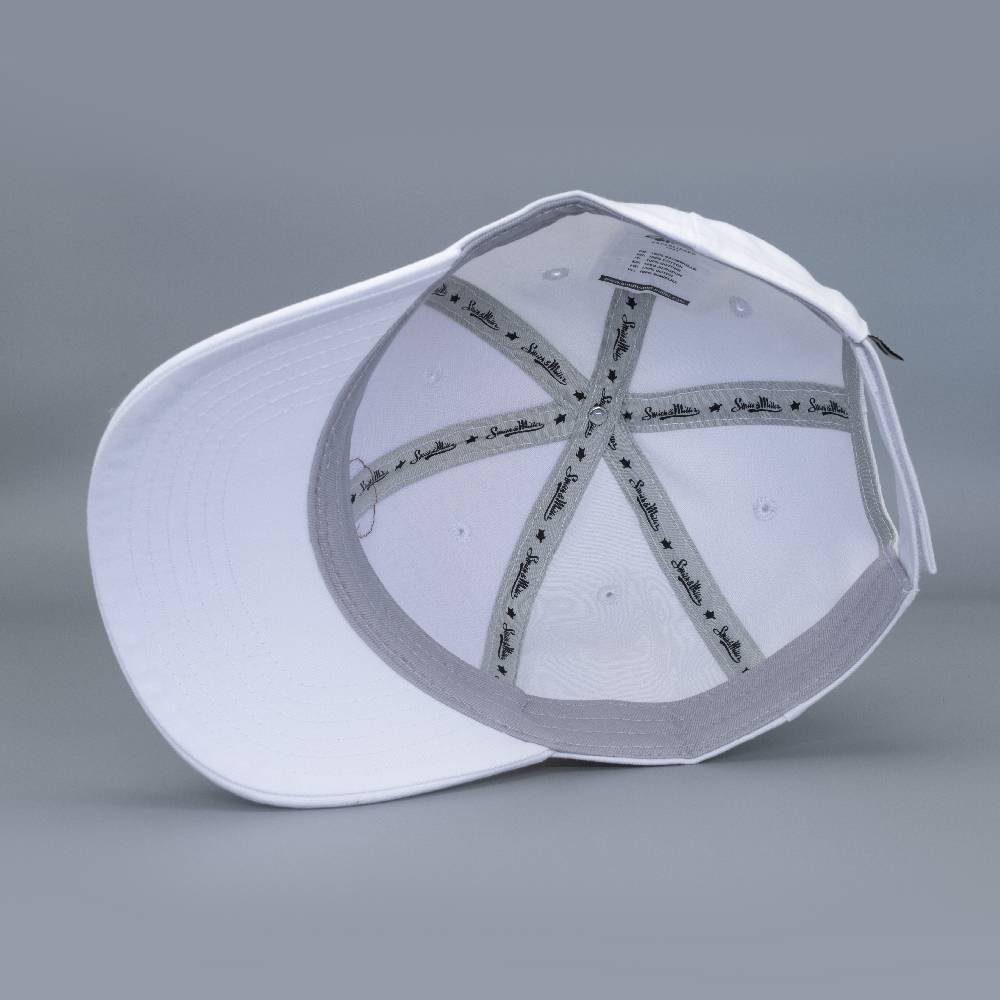 Smith & Miller Bend Unisex Curved Cap, White