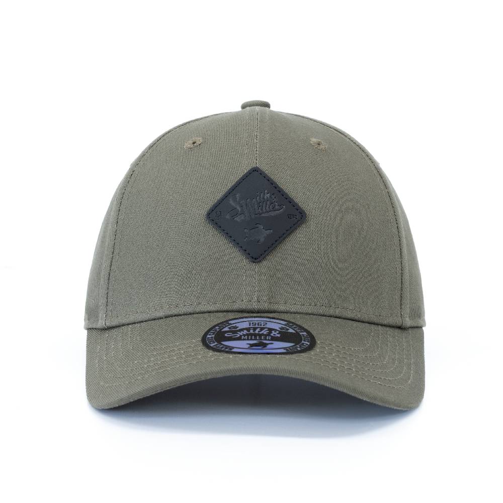 Smith & Miller Beverly Unisex Curved Cap, Olive