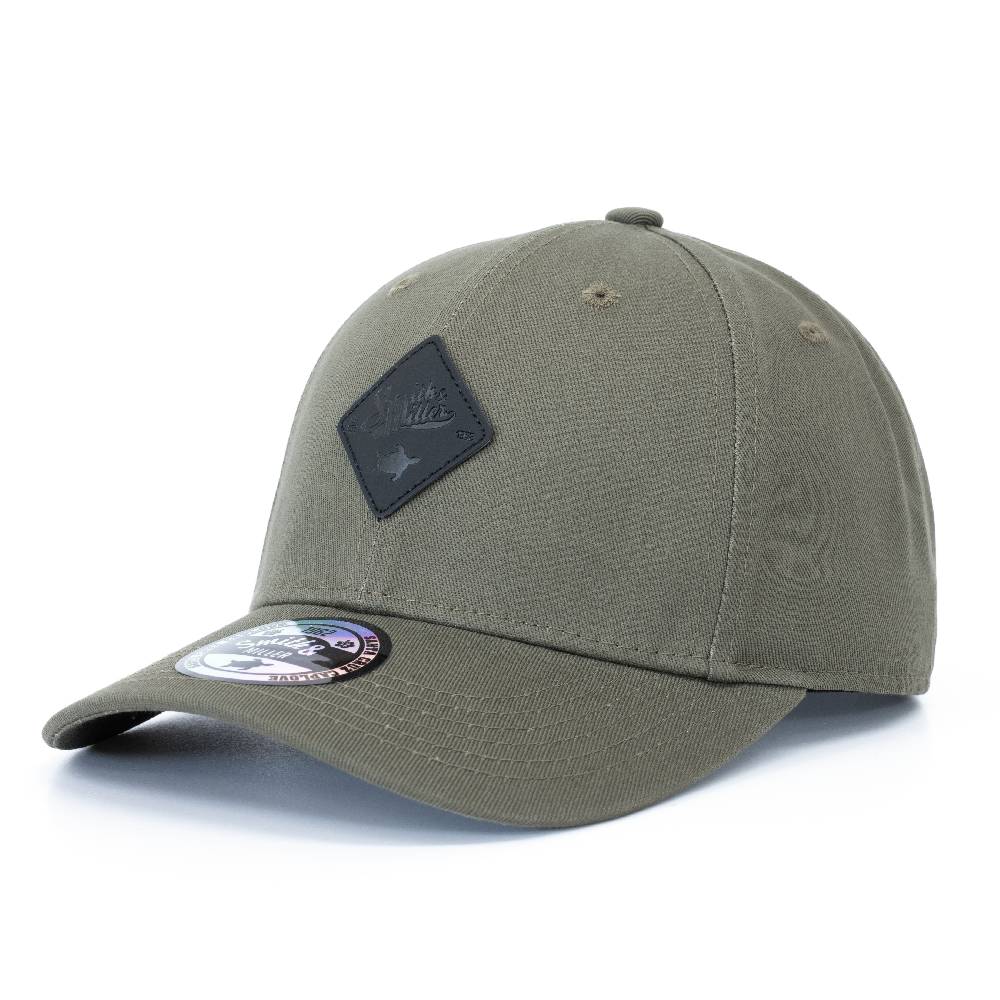 Smith & Miller Beverly Unisex Curved Cap, olive