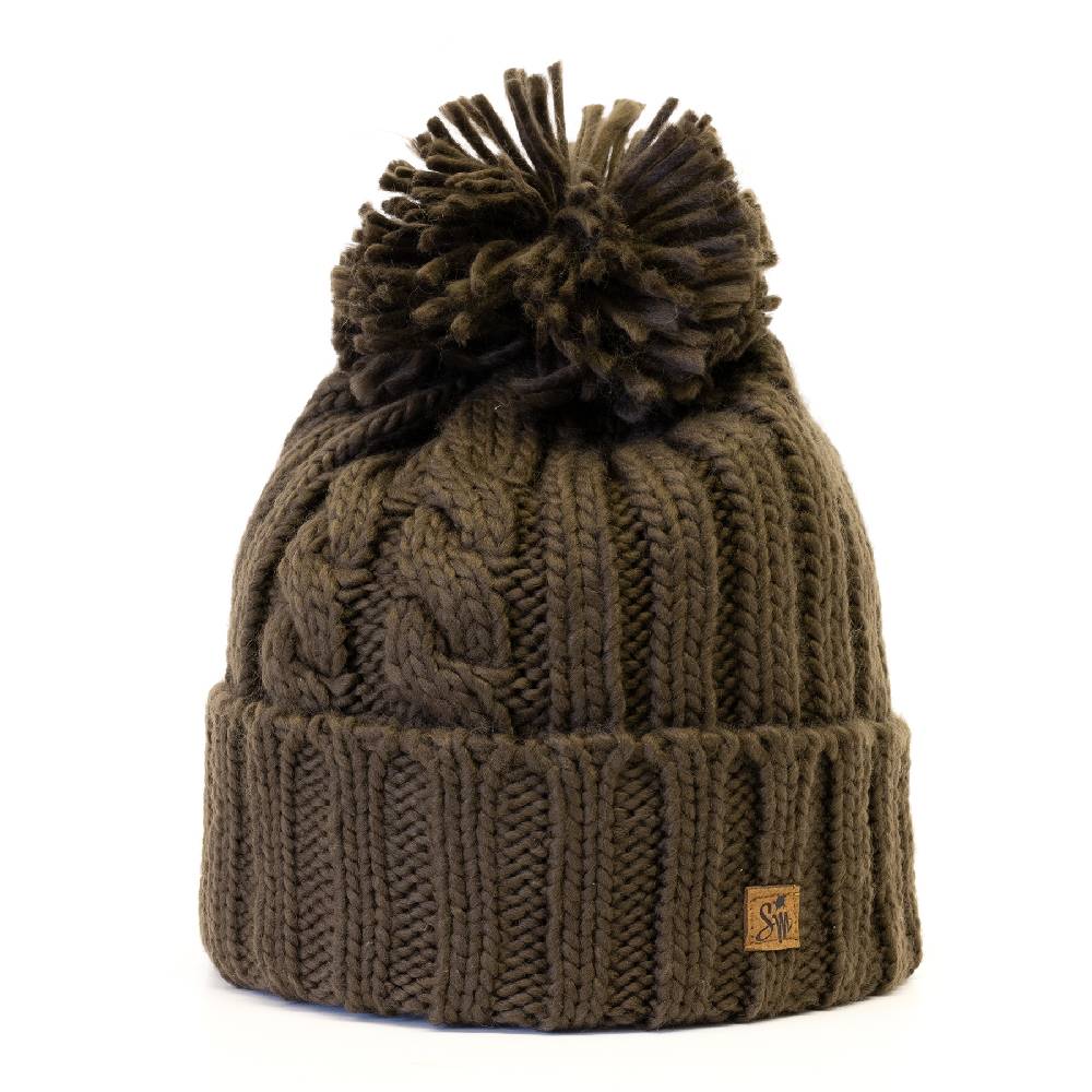 Smith & Miller Davos Beanie, brown