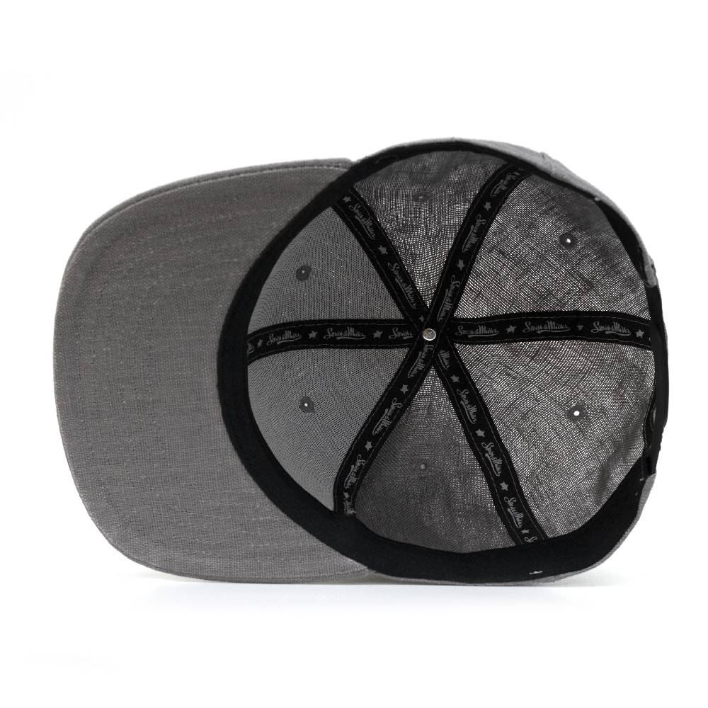 Smith & Miller Delano Unisex Snapback Cap, Grey