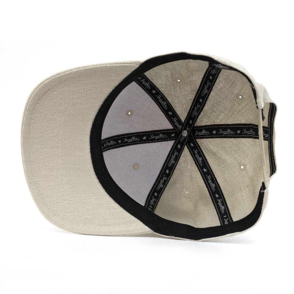 Smith & Miller Delano Unisex Snapback Cap, Stone