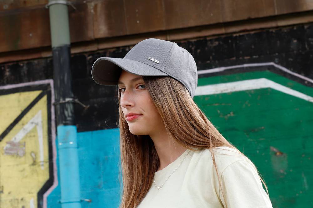 Smith & Miller Elam Unisex Curved Cap, Grey