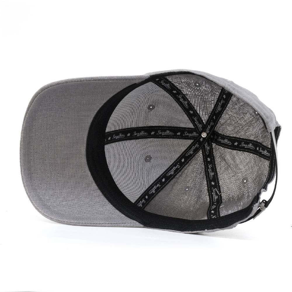 Smith & Miller Elam Unisex Curved Cap, Grey