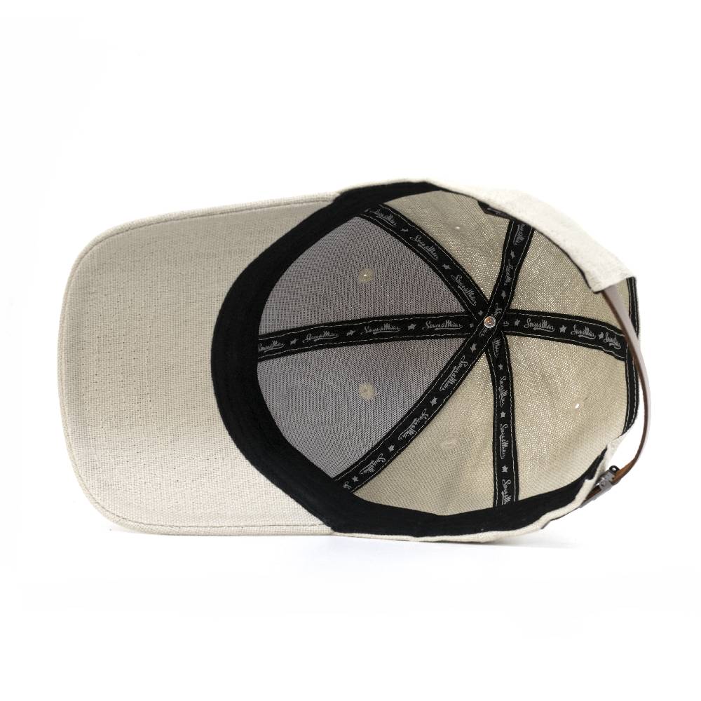 Smith & Miller Elam Unisex Curved Cap, Stone