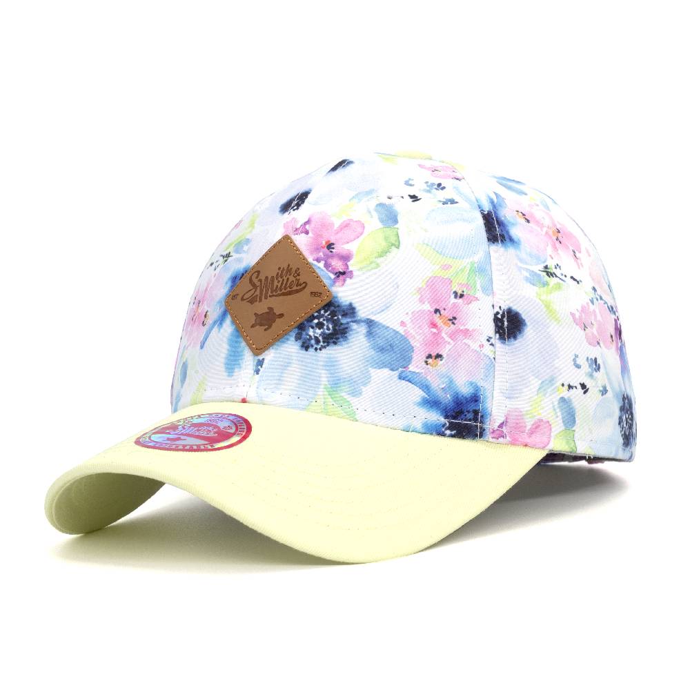 Smith & Miller Floriana Women Curved Cap, vanilla