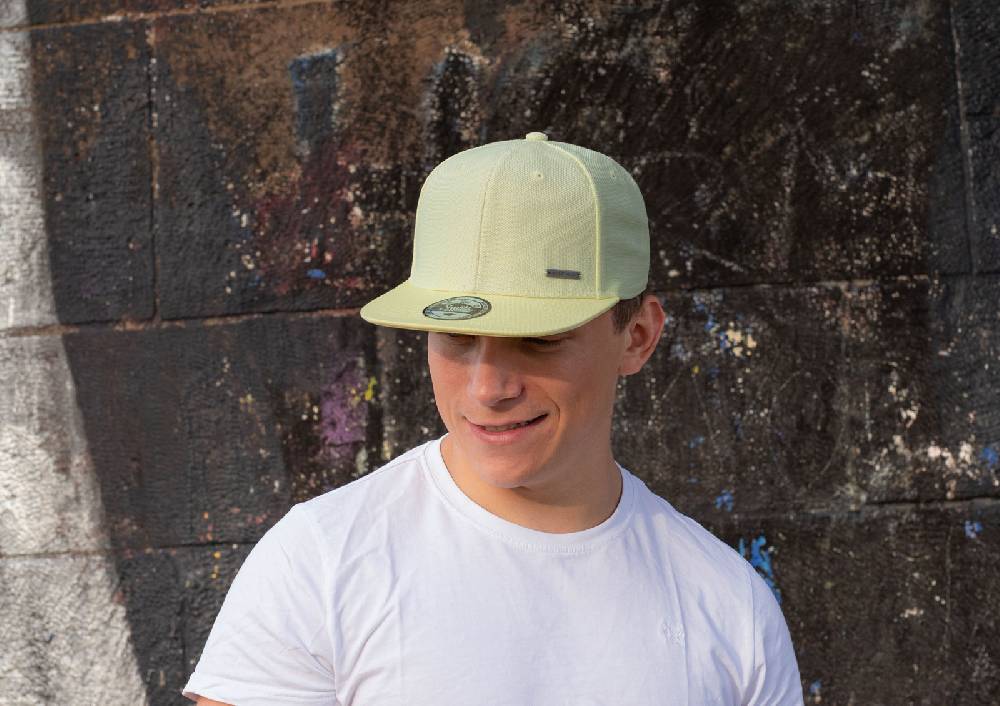 Smith & Miller Gabbs Unisex Snapback Cap, Yellow