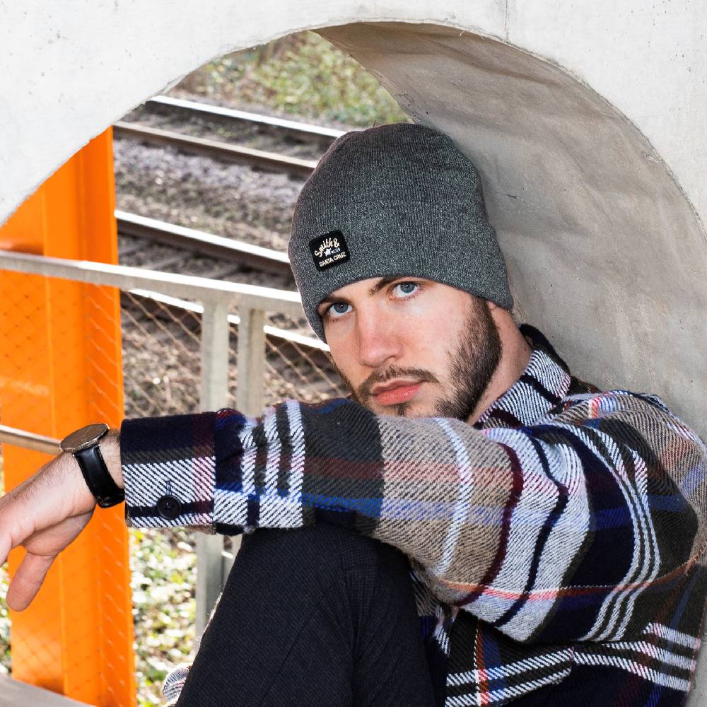 Smith & Miller Iduna Beanie, Balsam Green/ebony