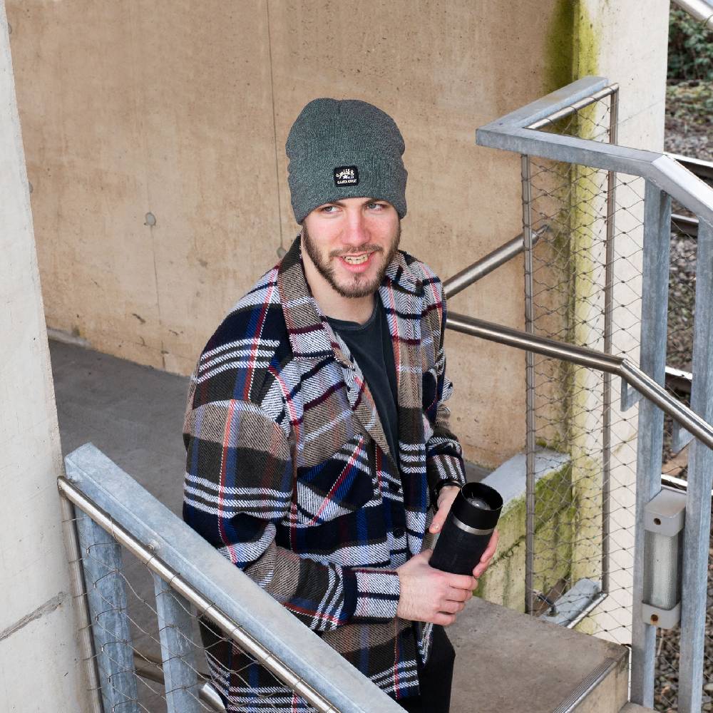 Smith & Miller Iduna Beanie, Balsam Green/ebony