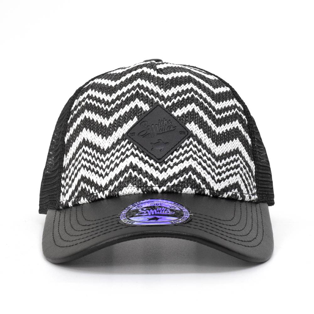 Smith & Miller Irvine Unisex Trucker Cap, Black