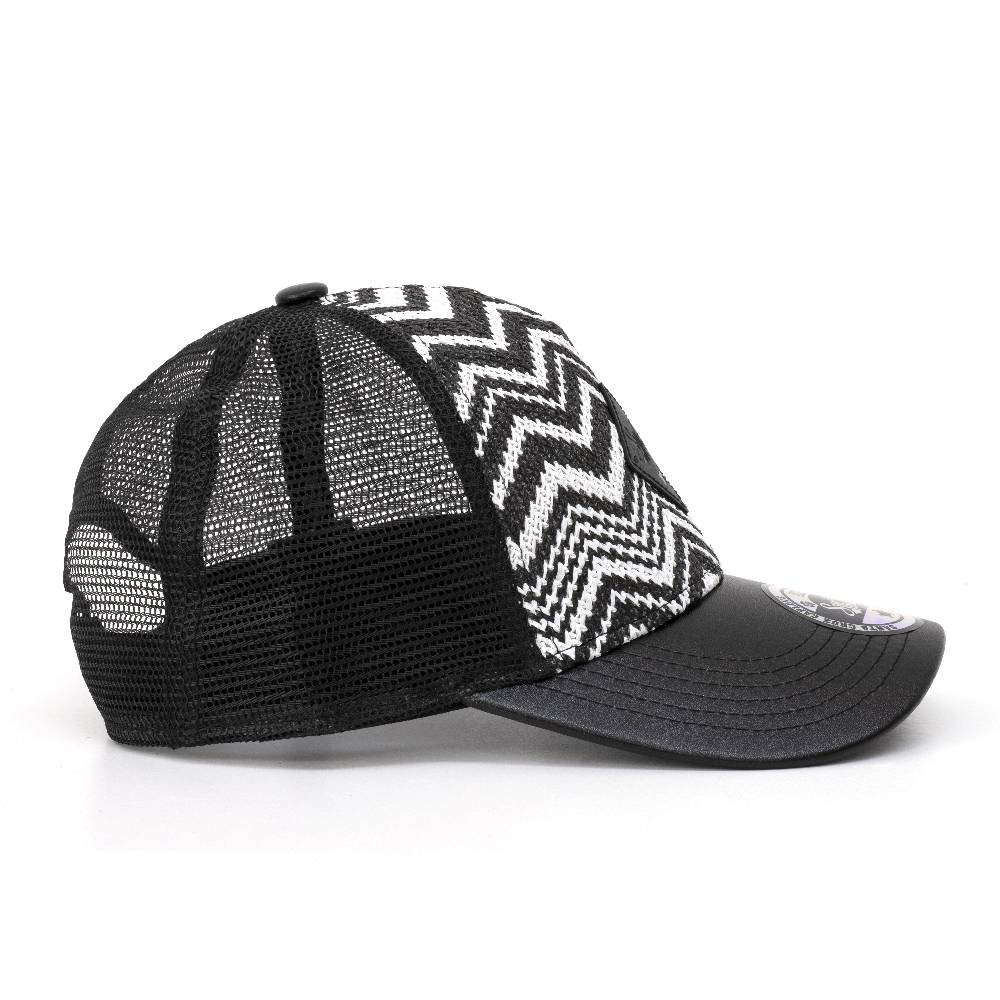 Smith & Miller Irvine Unisex Trucker Cap, Black