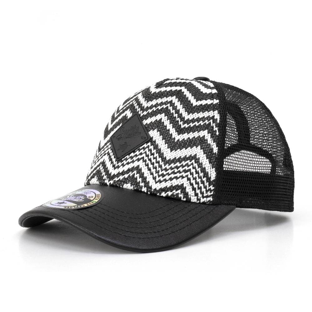 Smith & Miller Irvine Unisex Trucker Cap, black