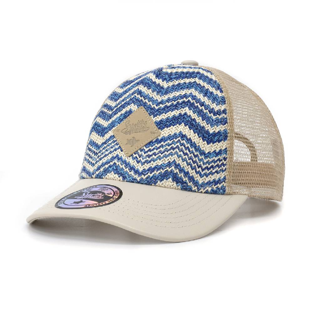 Smith & Miller Irvine Unisex Trucker Cap, blue - stone