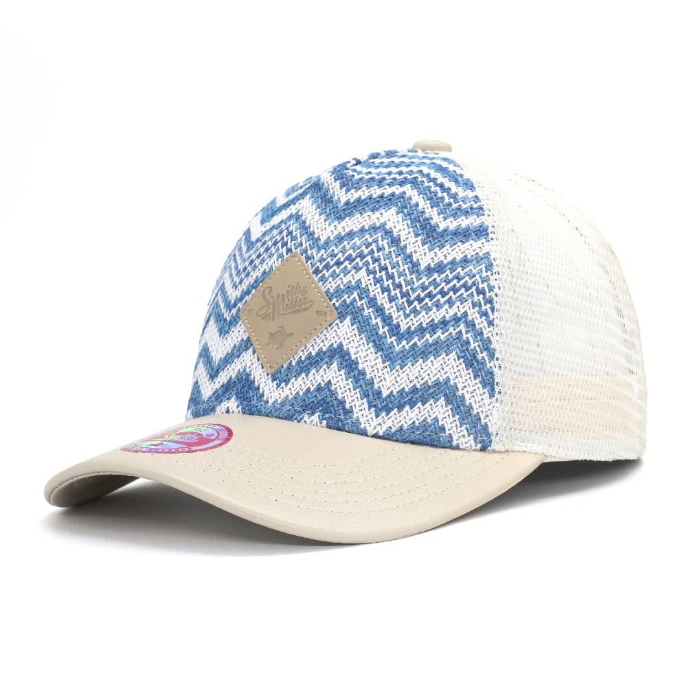 Smith & Miller Irvine Women Trucker Cap, blue - stone