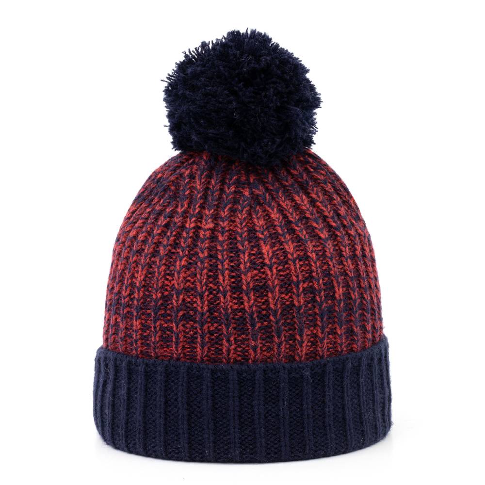 Smith & Miller Iver Beanie, Navy/red