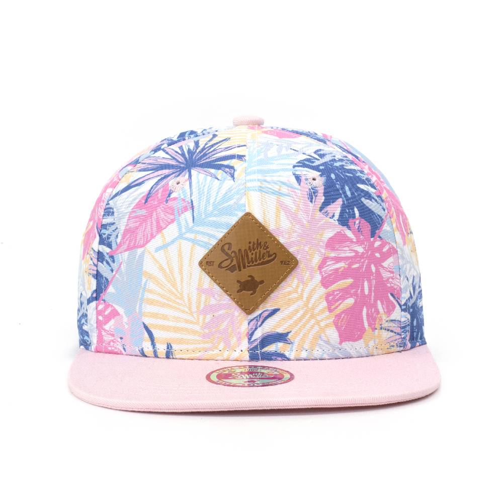 Smith & Miller Linares Women Snapback Cap, Rosa