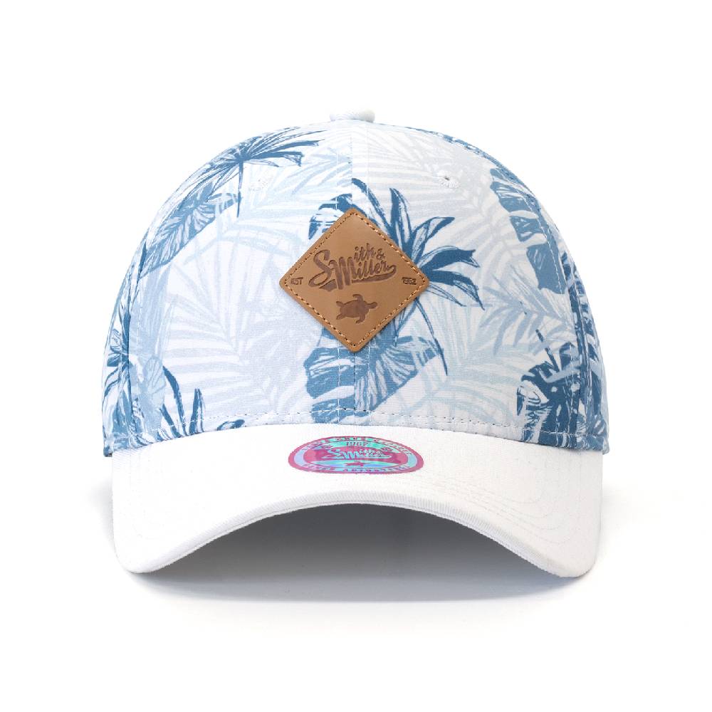 Smith & Miller Loya Women Curved Cap, Blue - White