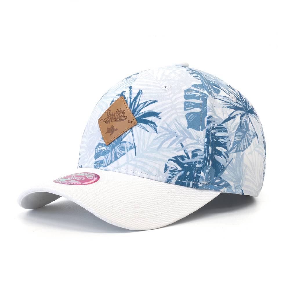 Smith & Miller Loya Women Curved Cap, blue - white