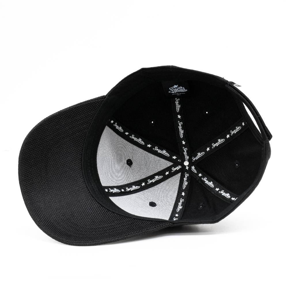 Smith & Miller Olimar Unisex Curved Cap, Black