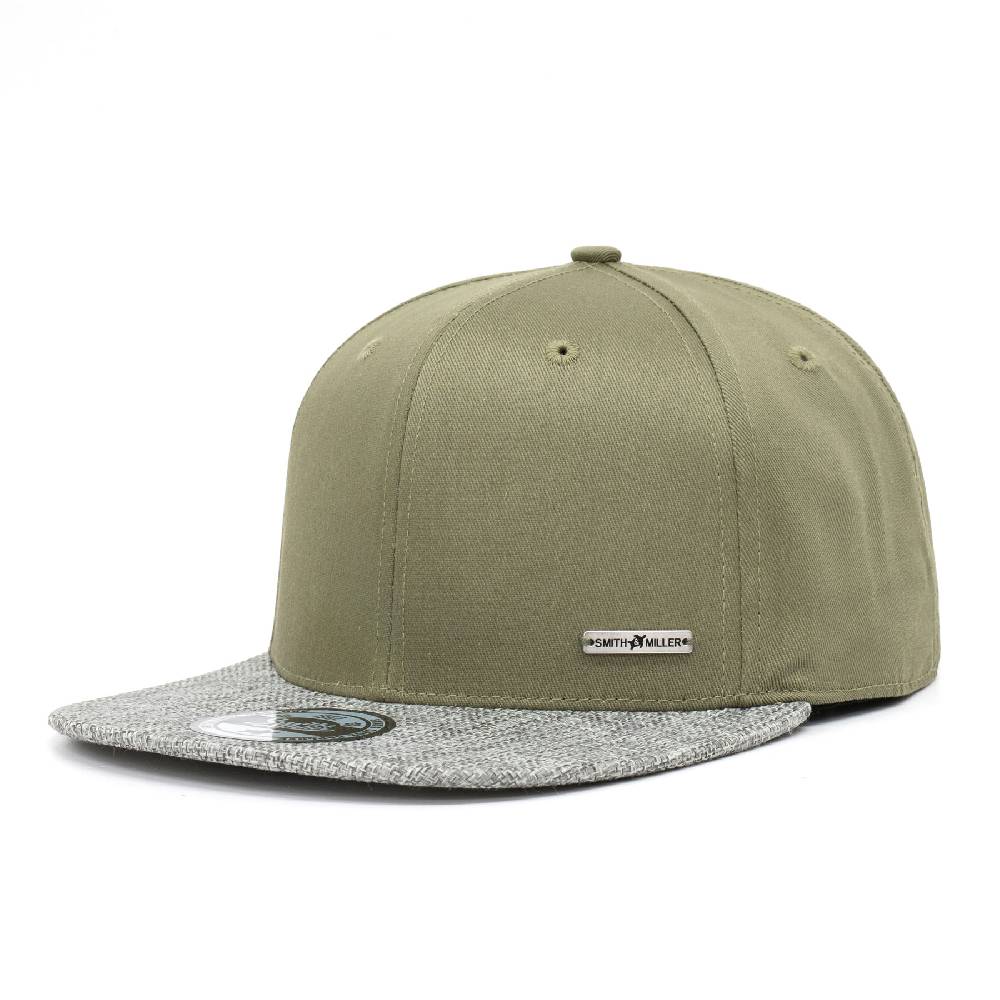 Smith & Miller Ollado Unisex Snapback Cap, olive