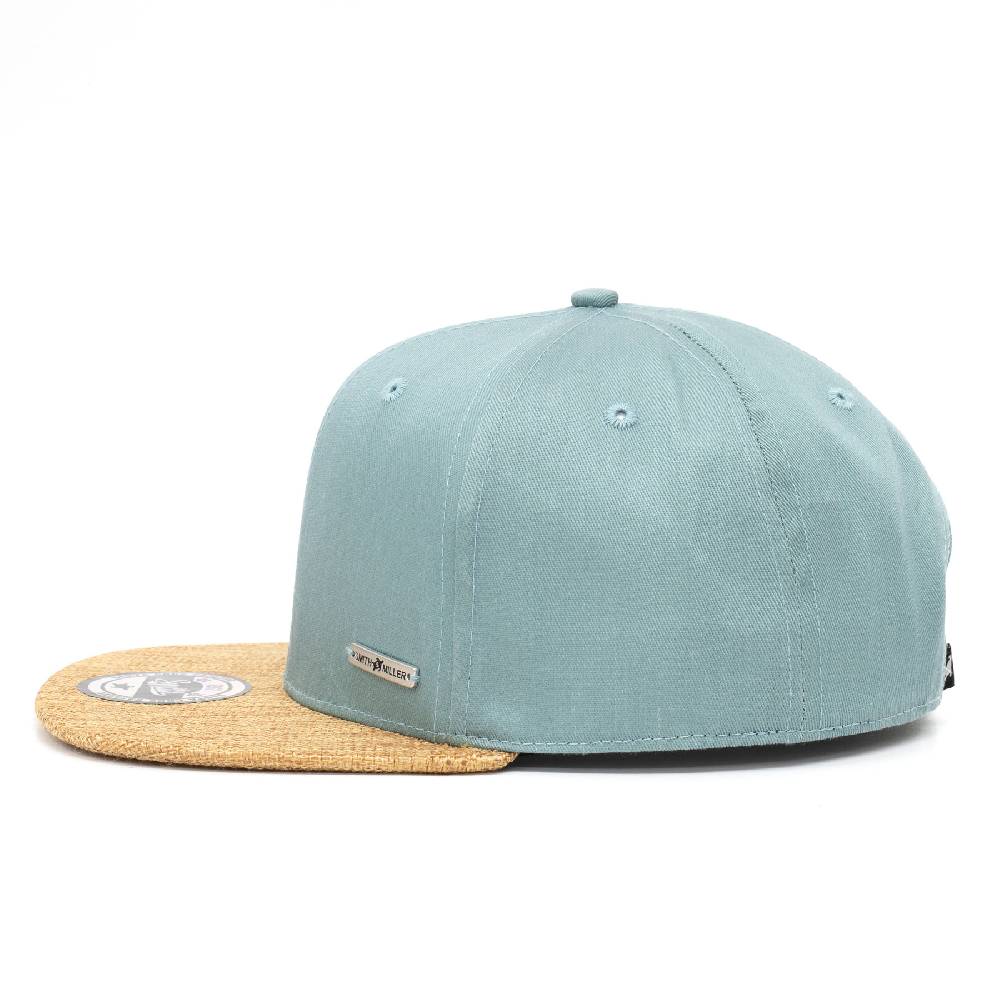 Smith & Miller Ollado Unisex Snapback Cap, Sea Green