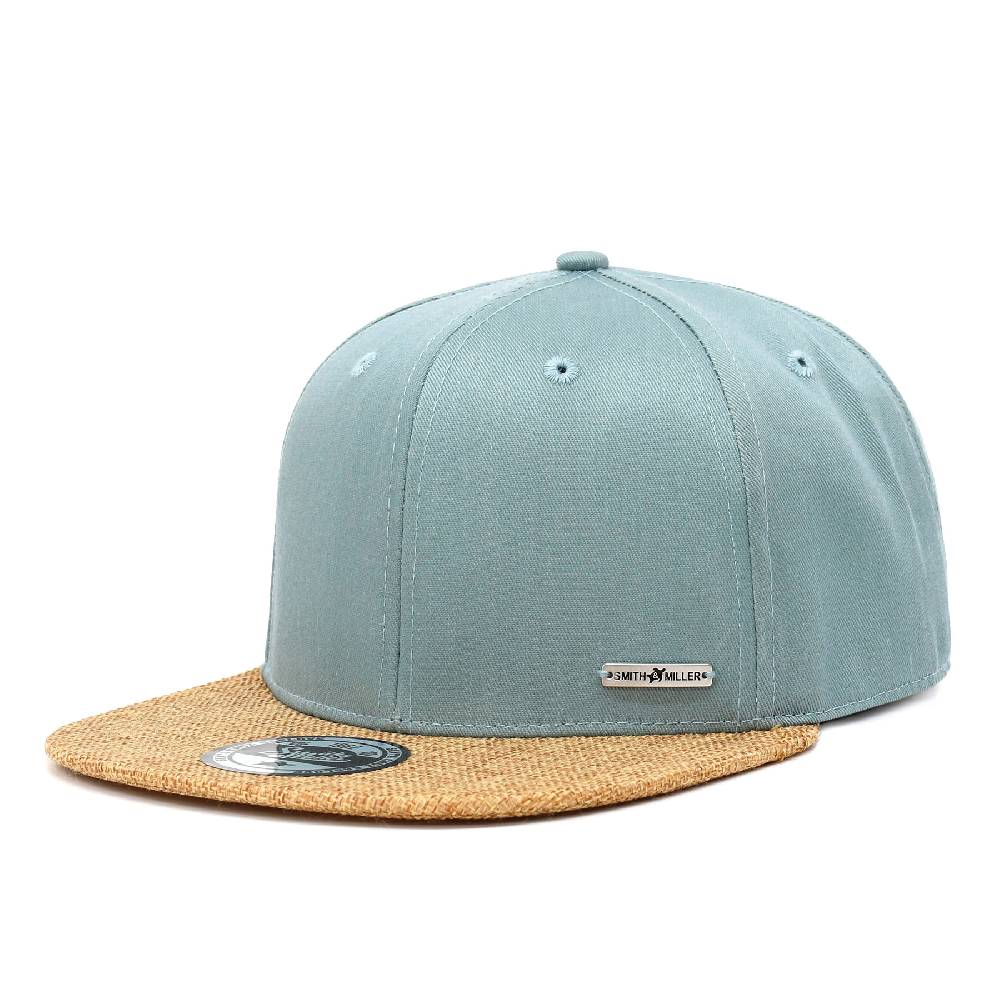 Smith & Miller Ollado Unisex Snapback Cap, sea green