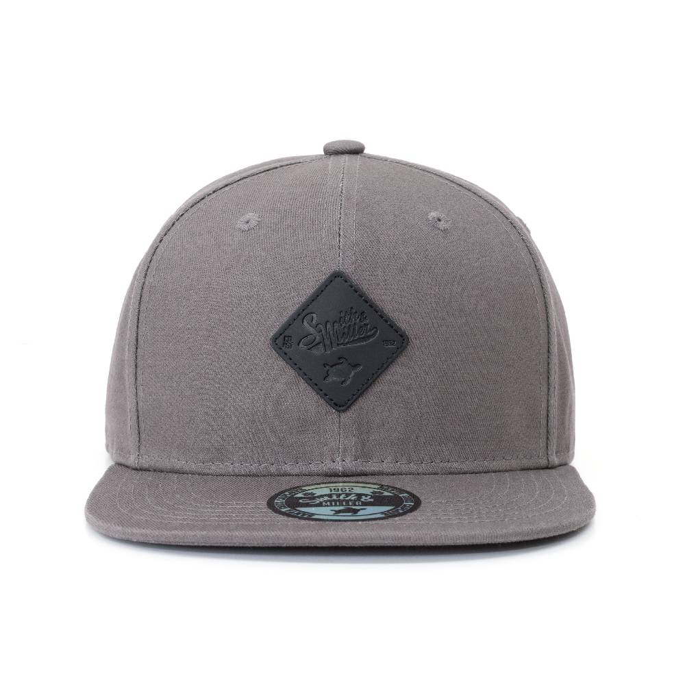 Smith & Miller Paramount Unisex Snapback Cap, Grau