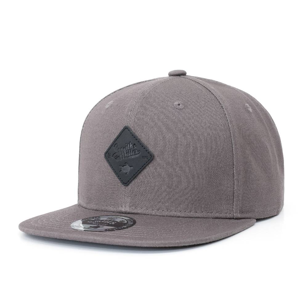 Smith & Miller Paramount Unisex Snapback Cap, grau